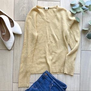 -Size S- Crew 100% Wool Sweater